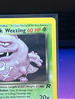 Pokemon - Dark Weezing 14/82 - Team Rocket - Holo LP - Image 3