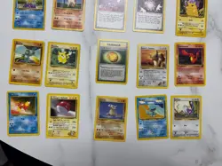 Lot of 20 Pokemon Cards Base Set including Gold Berry Pokemon Tool 93/111 - Image 3