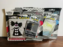 Pokemon Black Bolt and White Flare Tech Sticker Collection Set. - Image 1