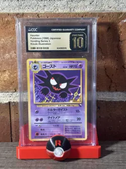 Pokemon 1998 Haunter Vending Series 3 CGC PRISTINE 10 POP 8 - Image 1