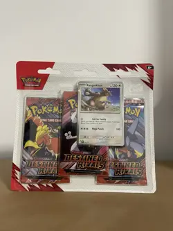 Pokemon TCG: Scarlet & Violet Destined Rivals 3 Pack Triple Blister Kangaskhan - Image 1