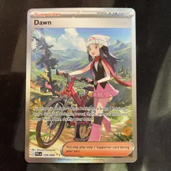 Dawn #129/094 Full Art Pokemon TCG Holo Ultra Rare Trainer Supporter - Image 1