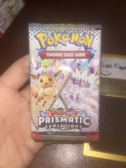 VERY HEAVY! GOD PACKUUU 22.43 Prismatic Evolutions Pokemon TCG Booster (SEALED) - Image 2