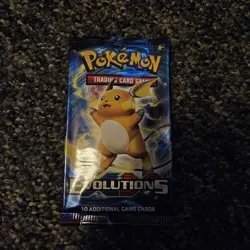 Pokemon TCG XY Evolutions Booster Packs 4 Pack Full Art Set *EMPTY - Image 5