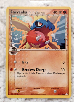 Pokemon Delta Species EX Holon Phantoms PIchu Seadra Mankey Carvanha MP Lot Of 6 - Image 4