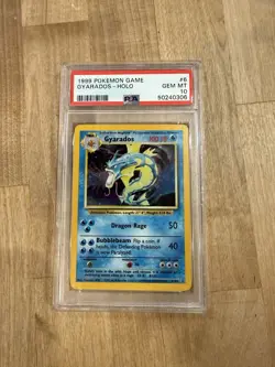 1999 Pokemon Base Set Gyarados Holo 6/102 PSA 10 GEM MINT WOTC Vintage Unlimited - Image 1