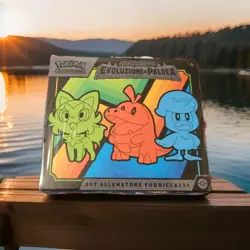 Pokemon Set Allenatore Fuoriclasse ETB Evoluzioni a Paldea ITA - Sealed NUOVO☑ - Image 1