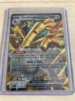 gholdengo ex 139/182 double rare pokemon paradox rift - Image 1