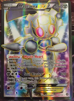 1x Magearna-EX - 110/114 - Full Art Ultra Rare NM-Mint Pokemon XY-- Steam Siege - Image 1