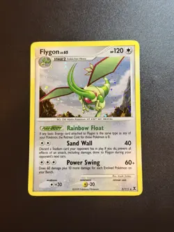 Pokemon Flygon 5/111 Rising Rivals Holo Rare NM/LP Swirl HOLO BLEED ERROR - Image 1