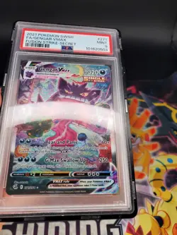 Pokemon Gengar VMAX Fusion Strike Secret Rare Full Alt Art 271 PSA 9 Mint + Case - Image 5