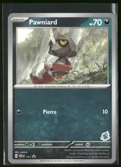 Pokemon TCG Pawniard SVP 111 Black Star Promo Battle Academy Darkrai - Image 1