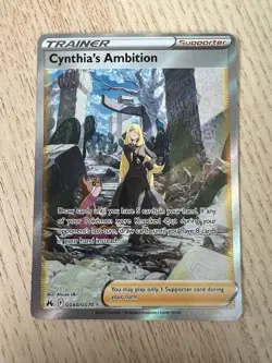 Cynthia's Ambition GG60/GG70 - Pokemon - Crown Zenith Galarian Gallery - NM/M - Image 1
