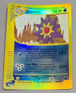 Starmie # 44/144 Reverse Holo Karte A aus Skyridge 2003 Pokemon EN Mint Vintage - Image 1