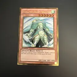 Yu-Gi-Oh! Raiza the Storm Monarch 1st Edition Premium Gold Rare PGLD-EN062 - Image 1