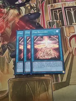 3X Fire Recovery - AGOV-EN059 - Super Rare 1ST ED NM Yugioh - Image 1