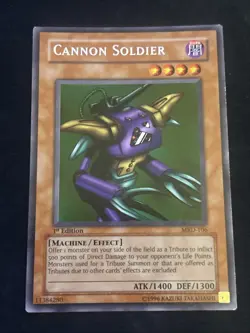 Cannon Soldier - MRD-106 - Rare - 1st Edition PL/MP YuGiOh! Metal Raiders - MRD - Image 1