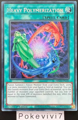 Carte YU-GI-OH! HEAVY POLYMERIZATION MP24-EN150 Secret Rare NEUF - Image 1