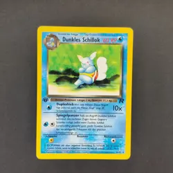 Pokemon TCG Karte Dunkles Schillok 46/82 Team Rocket 1.Edition deutsch Excellent - Image 2