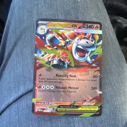 Mega Camerupt EX 022/132 Mega Evolution Pokemon Card TCG NM - Image 1