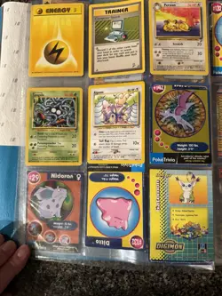 Vintage Pokemon & Digimon Card Binder Lot Base Set Gym Promo PokeTrivia - Image 5