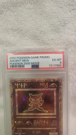 Ancient Mew Promo Pokemon the Movie 2000 Holo Card PSA 6 - Image 2