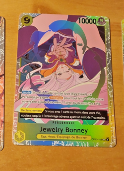 ONE PIECE CARD GAME HOLO CARTE FRANCAISE Jewelry Bonney OP13-108 SR FR MINT - Image 1