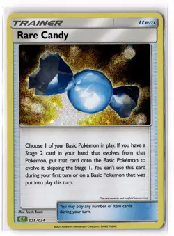Rare Candy (CLV) 025/034 Trading Card Game Classic Holo NM - Image 1
