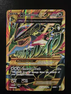 Pokemon JUMBO/Oversized Card Mega M Rayquaza EX Full Art XY 98/98 - Image 1