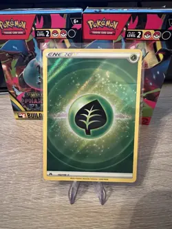 Pokemon TCG Grass Energy Full Art Holo Ultra Rare Card Crown Zenith 152/159 - Image 1