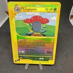 Pokemon Vileplume Expedition 31/165 Rare Reverse Holo Card 2002 - Image 1