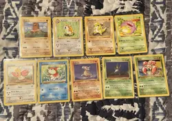 Pokemon Base Set Shadowless And Jungle 1st Edition Card Lot - Image 1