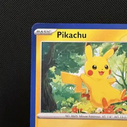 Pikachu (Blue Border) My First Battle STAMPED Card! - Image 2