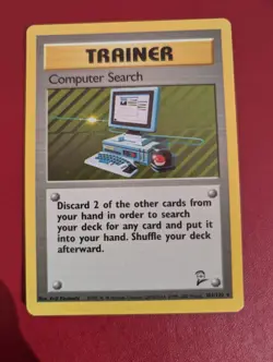 Trainer Computer Search 101/130 Base Set 2 Pokemon Card Excellent Condition - Image 1