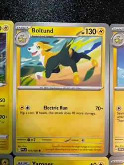 x10 Boltund Yamper SIR HOLO Rare collection pokemon cards Mixed lot 🐶⚡cute - Image 4
