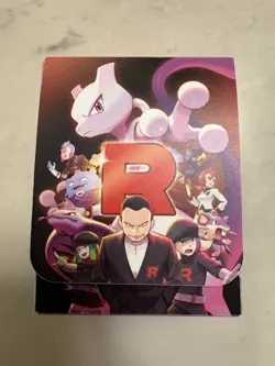 Pokemon Team Rocket Deck Box Card Game Storage Case 2025 - Image 1