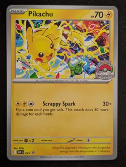 Pikachu - (World Championship 2025) 225 SV: Scarlet & Violet Promo Cards Pokemon - Image 1