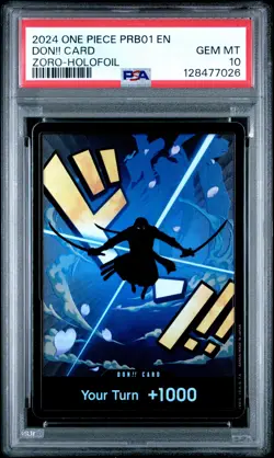2024 ONE PIECE PRB01-PREM BOOSTER -ONE PIECE CARD THE BEST- DON!! CARD PSA 10 - Image 1