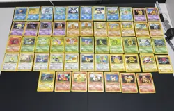 51 Vintage Pokemon Card Lot (Qty) | WOTC 1999-2004 | Base | LP - Image 1