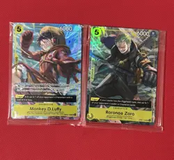 One Piece Illustration Box Vol 3 Roronoa Zoro & Monkey.D.Luffy Promo Cards ENG - Image 1