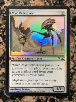 MTG Myr Retriever FOIL x1 Mirrodin NM, Magic the Gathering - Image 1