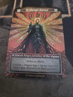 Sorcery: Contested Realm Archangel Samael Unique Foil NM (GT) - Image 1