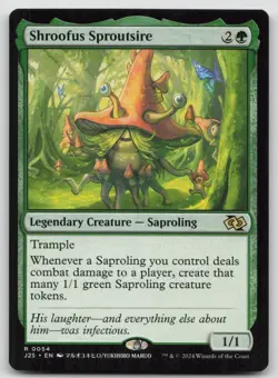Shroofus Sproutsire (Anime) Legendary Creature - Saproling J25 #54 R Normal NM - Image 1