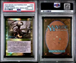 RAVNICA REMASTERED #360 CINDERVINES RETRO FRAME-FOIL-SERIALIZED - PSA 10 💎 - Image 2