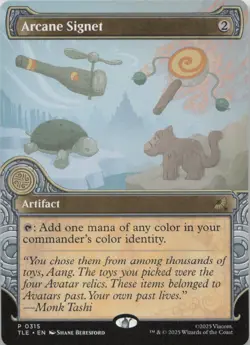 Arcane Signet (Showcase) P Avatar: The Last Airbender: Eternal-Legal 315 NM MTG - Image 1