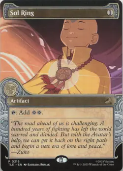Sol Ring (Showcase) P Avatar: The Last Airbender: Eternal-Legal 316 NM MTG - Image 1