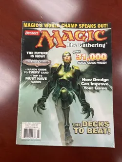 Beckett Magic The Gathering Price Guide Issue #12 June/July 2007 MTG Rare - Image 1