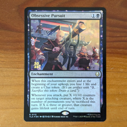 Obsessive Pursuit - Prerelease Foil Stamped Promo - Avatar MTG - Image 1
