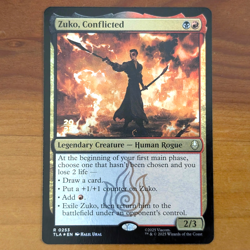 Zuko, Conflicted - Prerelease Foil Stamped Promo - Avatar TLA MTG - Image 1