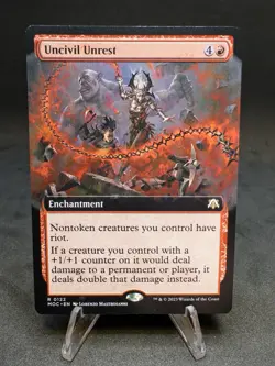 Uncivil Unrest (Extended Art) Commander: March of the Machine Regular NM - Image 1